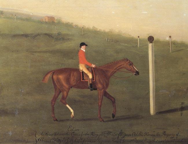 Francis Sartorius 'Eclipse' with Jockey up walking the Course for the King's Plate 1776 oil painting image